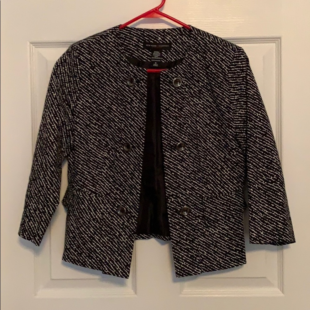 Black & White Blazer